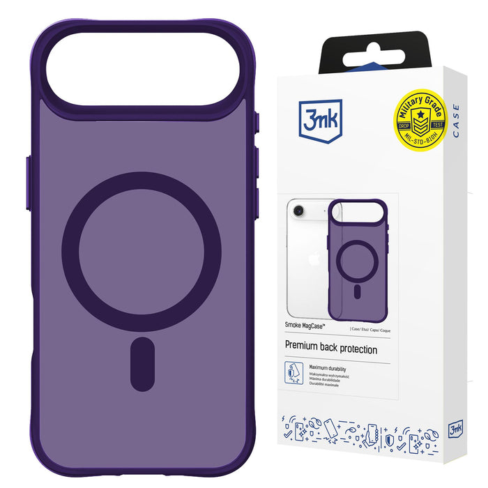 3mk Smoke MagCase for iPhone Air - Purple