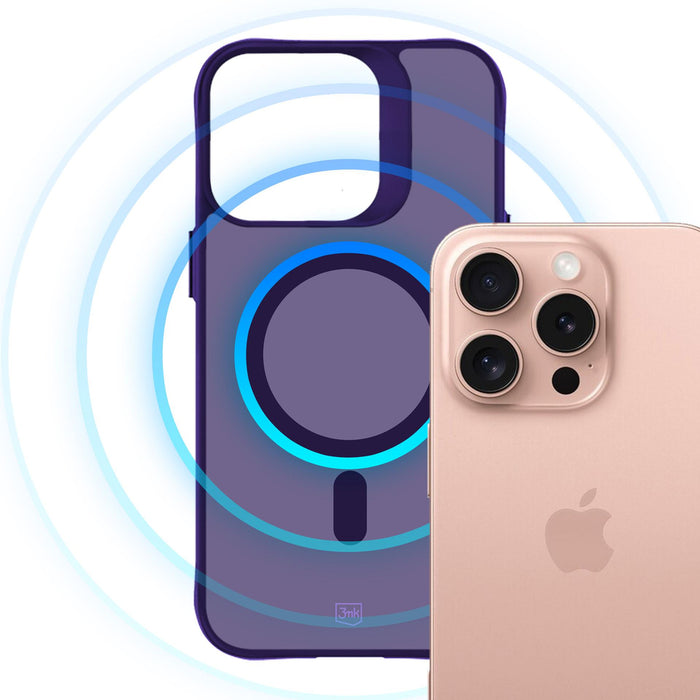 3mk Smoke MagCase for iPhone 16 Pro - Purple