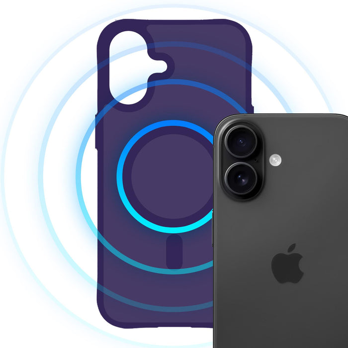 3mk Smoke MagCase for iPhone 17 - purple-translucent
