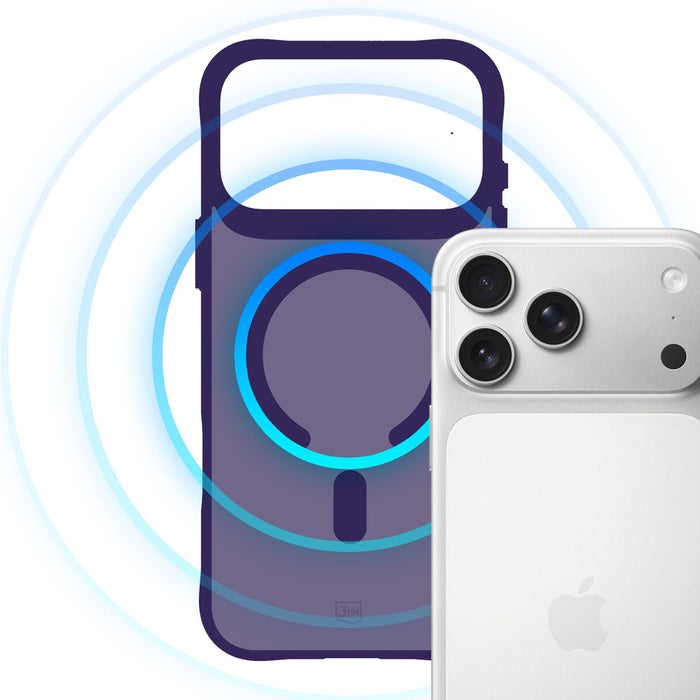3mk Smoke MagCase for iPhone 17 Pro - Purple-Translucent