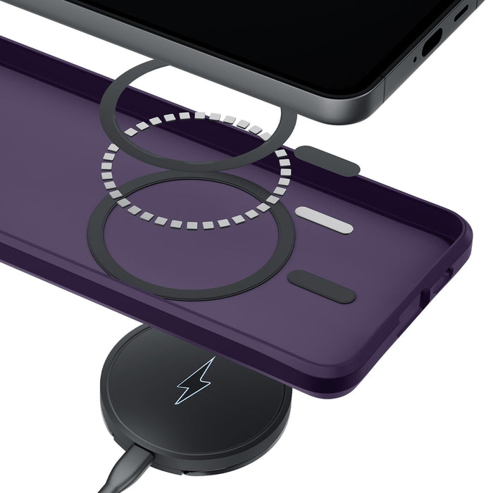 3mk Smoke MagCase for Samsung Galaxy S25 - purple
