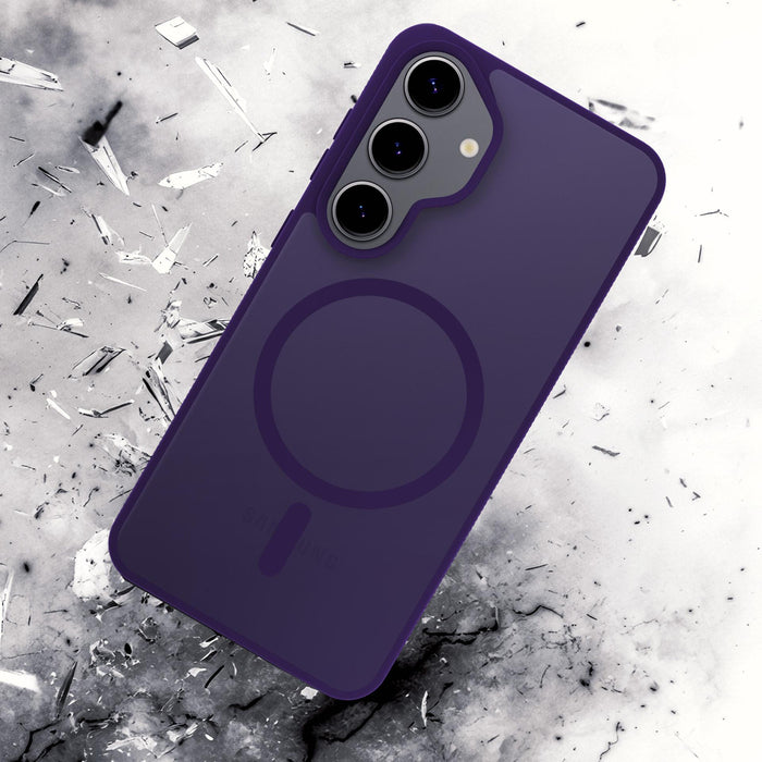 3mk Smoke MagCase for Samsung Galaxy S25 - purple