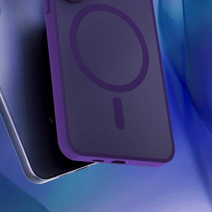 3mk Smoke MagCase for Samsung Galaxy S25 - purple