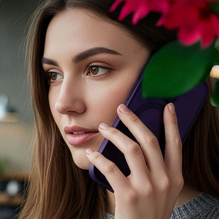 3mk Smoke MagCase for Samsung Galaxy S25 - purple