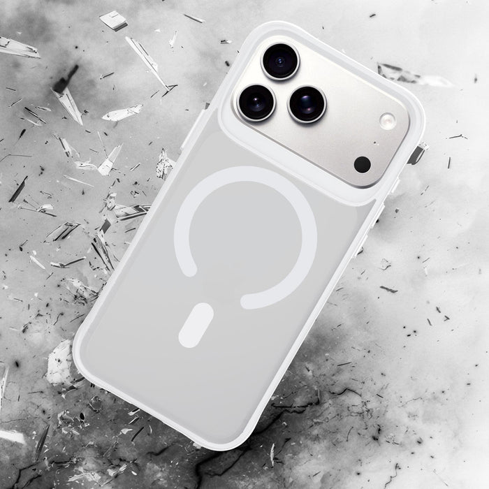 3mk Smoke MagCase for iPhone 17 Pro - White-Translucent