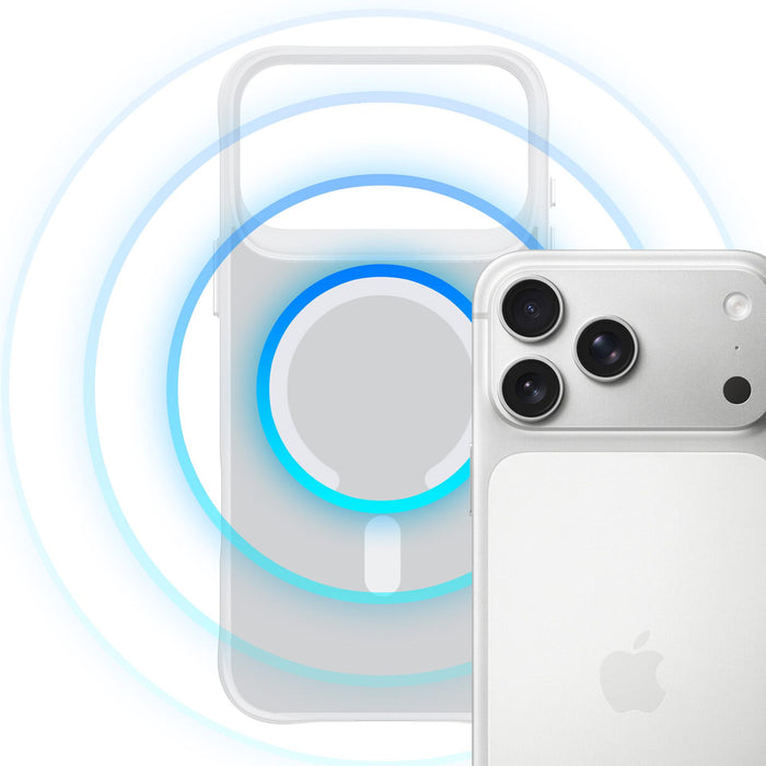 3mk Smoke MagCase for iPhone 17 Pro - White-Translucent