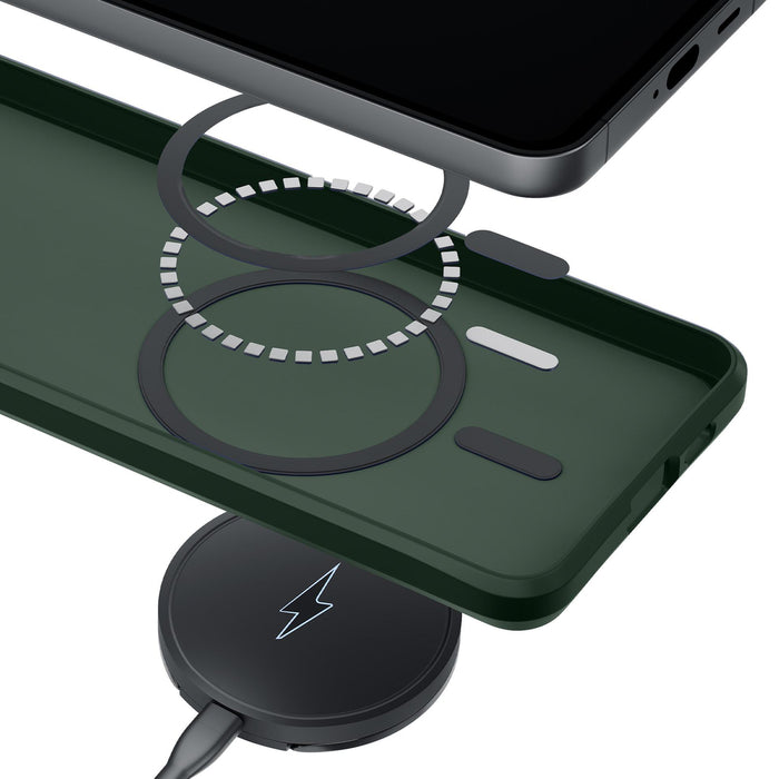 3mk Smoke MagCase for Samsung Galaxy S26+ - green