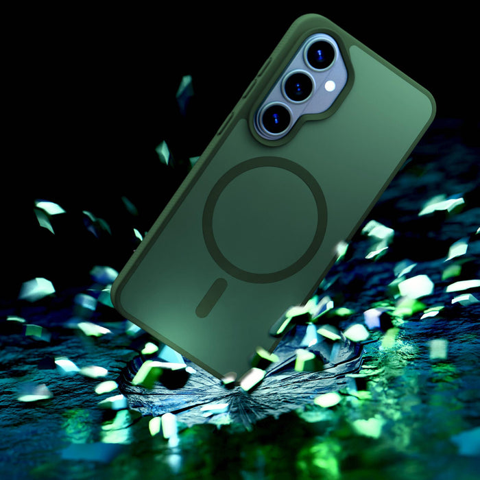 3mk Smoke MagCase for Samsung Galaxy S26+ - green