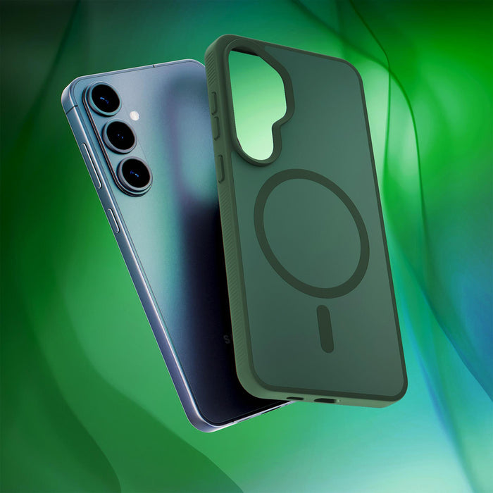 3mk Smoke MagCase for Samsung Galaxy S26+ - green