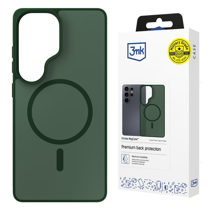 3mk Smoke MagCase for Samsung Galaxy S26 Ultra - green
