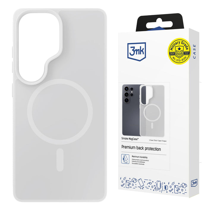 3mk Smoke MagCase for Samsung Galaxy S26 Ultra - White