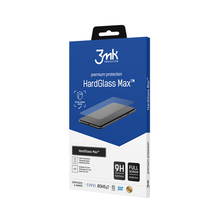 3mk HardGlass Max Black Full Coverage Reinforced Tempered Glass for Google Pixel 8 5G