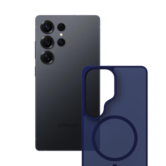 3mk Smoke MagCase for Samsung Galaxy S25 Ultra - Blue-Translucent