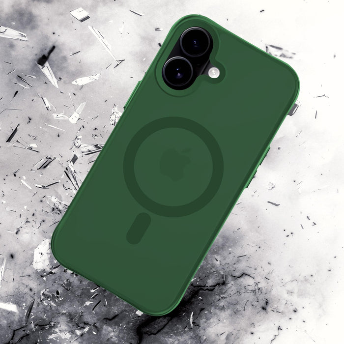 3mk Smoke MagCase for iPhone 17 - Green-Translucent