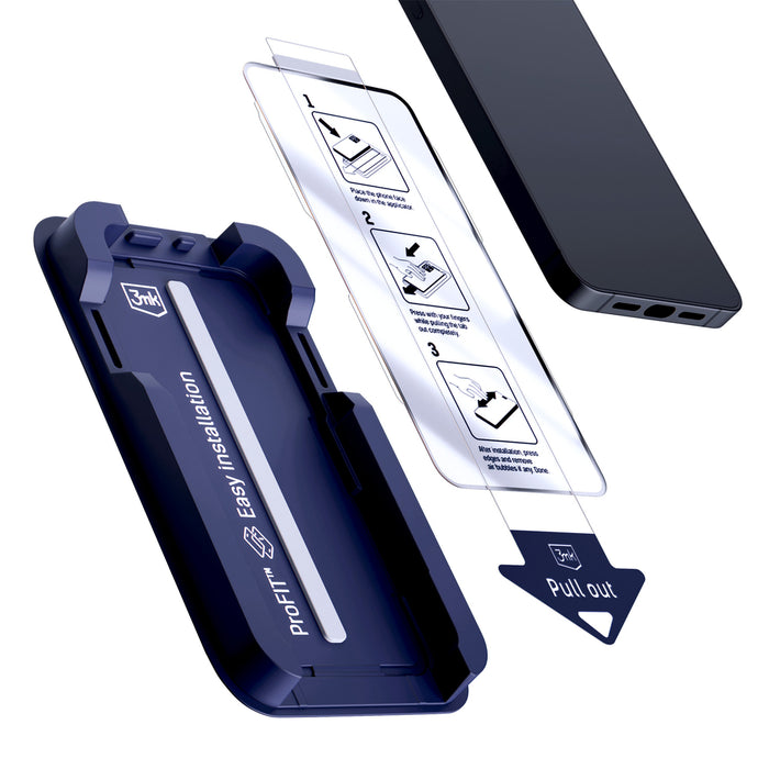 3mk HardGlass Max tempered glass for iPhone 16 Pro / 17