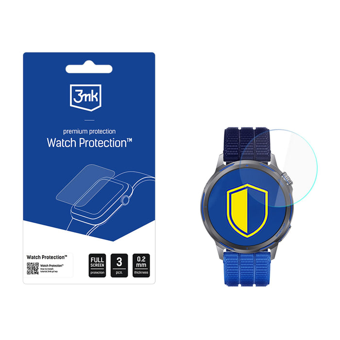 3mk Watch Protection FlexibleGlass Hybrid Glass for Huawei Watch GT Runner 2