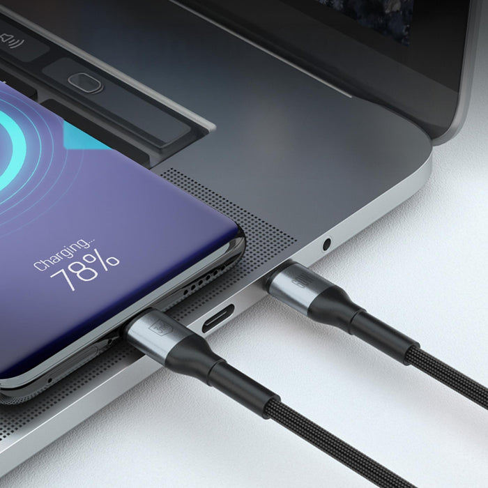 3mk Hyper Cable N-SERIES USB-C / USB-C 50cm PD 3.0 QC 3.0 20V/3A 60W - black