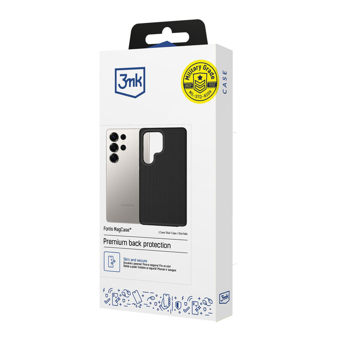 3mk Fortis MagCase for Samsung Galaxy S25 Ultra - Black
