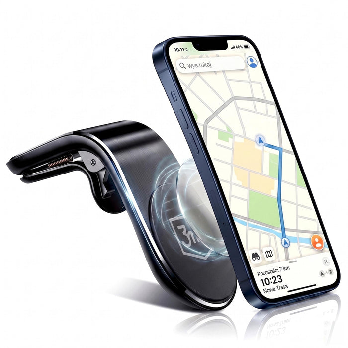 3mk Magnet Power Grip Car Mount for Grille - Black