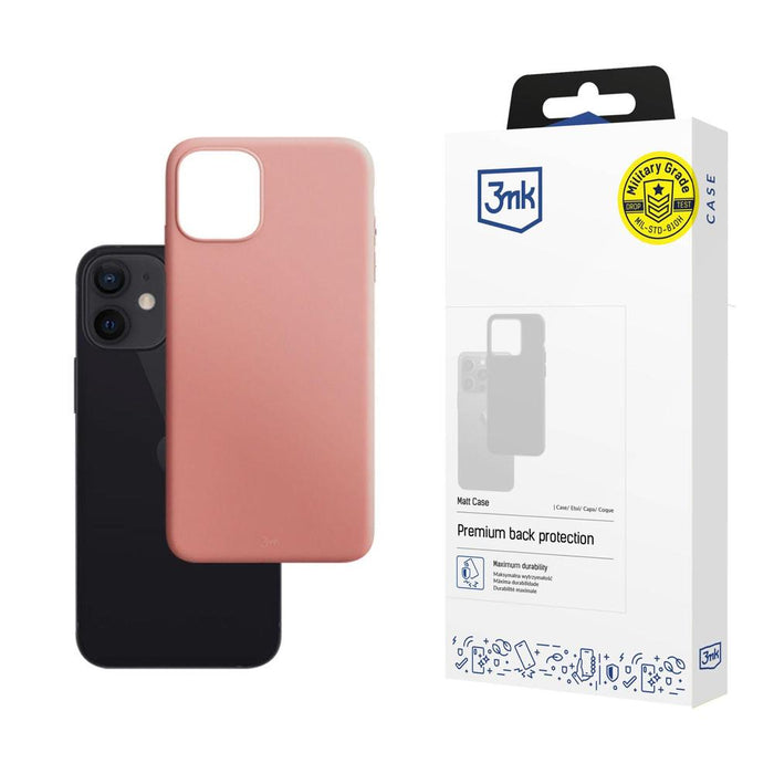 3mk Matt Case for iPhone 12 mini - pink