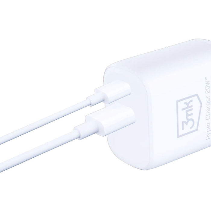 3MK HyperCharger 20W 1xUSB-C + 1xUSB-A PD / QC charger