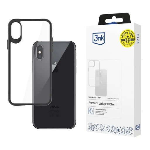 3mk Satin Armor Case+ case for iPhone X / XS - transparent - *Kategoria tymczasowa<<<HurtelXML