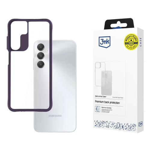 3mk Satin Armor Case+ Purple for Samsung Galaxy A15 5G - Transparent - *Kategoria tymczasowa<<<HurtelXML