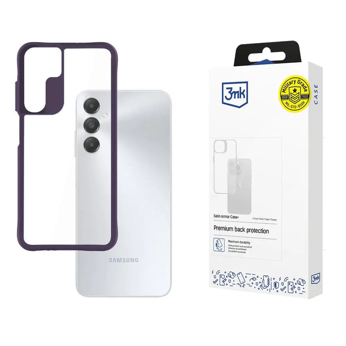 3mk Satin Armor Case+ Purple for Samsung Galaxy A15 5G - Transparent - *Kategoria tymczasowa<<<HurtelXML