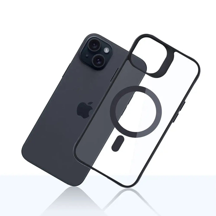 3mk Satin Armor MagCase with MagSafe for iPhone 15 Plus - Clear with Black Frame - *Kategoria tymczasowa<<<HurtelXML
