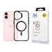 3mk Satin Armor MagCase with MagSafe for iPhone 16 Plus - Clear with Black Frame - *Kategoria tymczasowa<<<HurtelXML