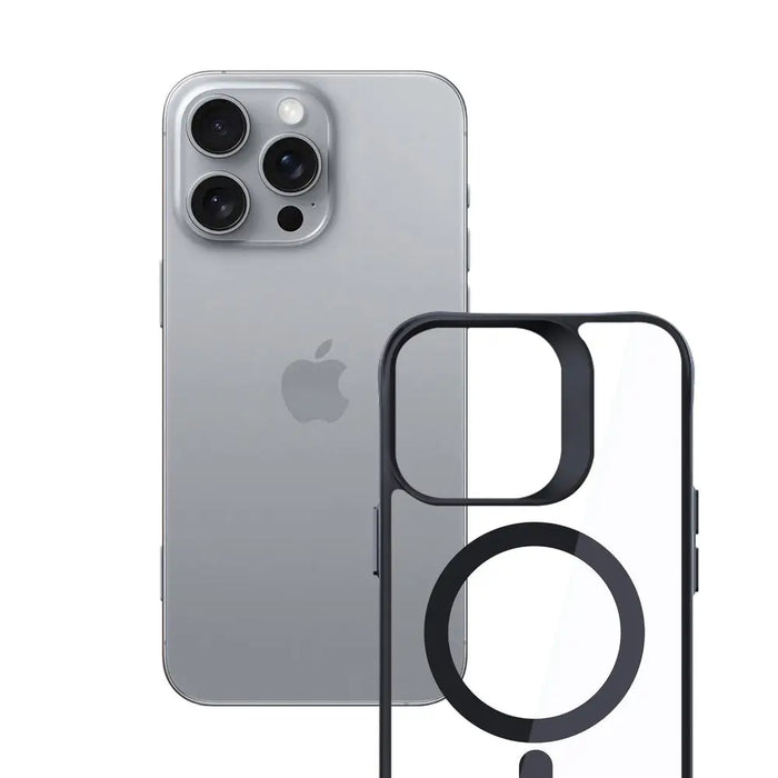 3mk Satin Armor MagCase with MagSafe for iPhone 16 Pro - Clear with Black Frame - *Kategoria tymczasowa<<<HurtelXML