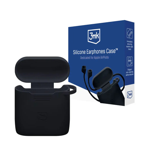 3mk Silicone AirPods Case for Apple AirPods 2 - Black - Cell phone cases and covers<<<HurtelXML