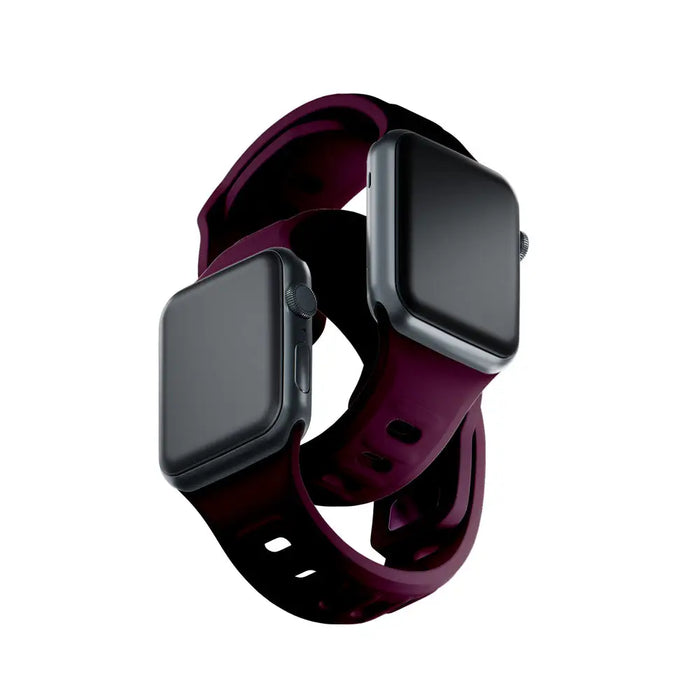 3mk Silicone Watch Strap for Apple Watch 38 / 40 / 41 mm - Burgundy - *Kategoria tymczasowa<<<HurtelXML