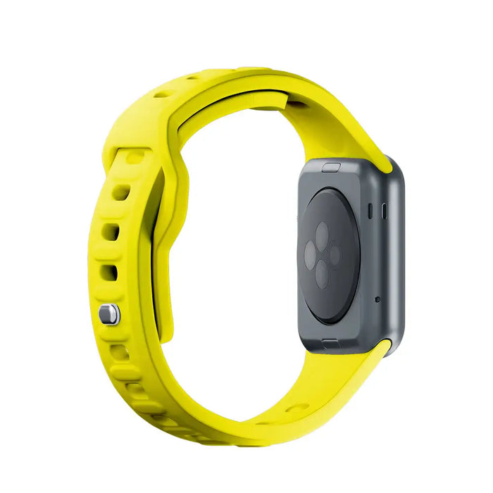 3mk Silicone Watch Strap for Apple Watch 38 / 40 / 41 mm - yellow - *Kategoria tymczasowa<<<HurtelXML