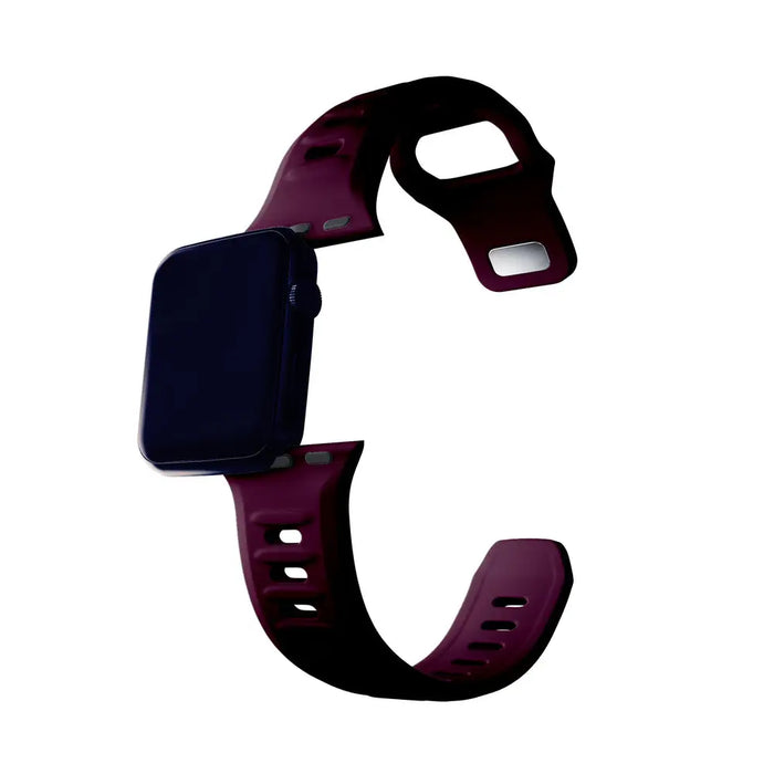 3mk Silicone Watch Strap for Apple Watch 42 / 44 / 45 / 49 mm - Burgundy - *Kategoria tymczasowa<<<HurtelXML