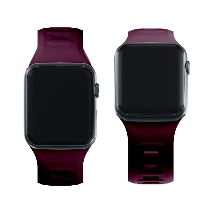 3mk Silicone Watch Strap for Apple Watch 42 / 44 / 45 / 49 mm - Burgundy - *Kategoria tymczasowa<<<HurtelXML