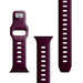 3mk Silicone Watch Strap for Apple Watch 42 / 44 / 45 / 49 mm - Burgundy - *Kategoria tymczasowa<<<HurtelXML