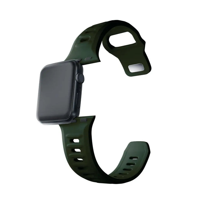 3mk Silicone Watch Strap for Apple Watch 42 / 44 / 45 / 49 mm - green - *Kategoria tymczasowa<<<HurtelXML