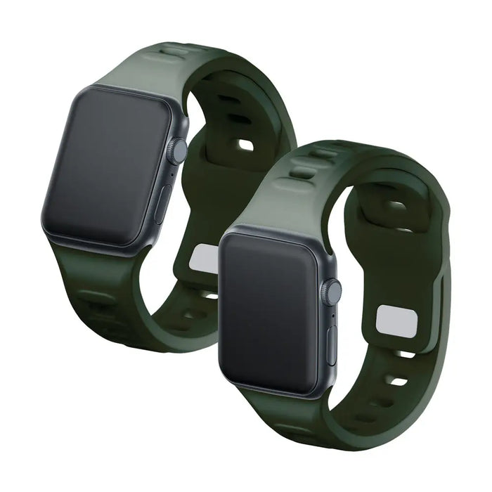 3mk Silicone Watch Strap for Apple Watch 42 / 44 / 45 / 49 mm - green - *Kategoria tymczasowa<<<HurtelXML