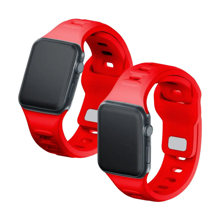 3mk Silicone Watch Strap for Apple Watch 42 / 44 / 45 / 49 mm - red - *Kategoria tymczasowa<<<HurtelXML