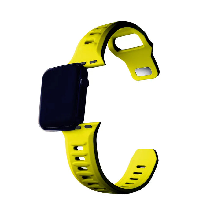 3mk Silicone Watch Strap for Apple Watch 42 / 44 / 45 / 49 mm - yellow - *Kategoria tymczasowa<<<HurtelXML