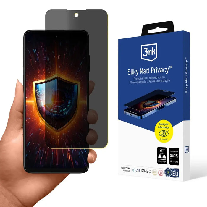 3mk Silky Matt Privacy Privacy Screen Protector for Motorola Edge 20 Lite - *Kategoria tymczasowa<<<HurtelXML&&&Cell