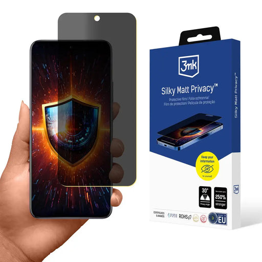 3mk Silky Matt Privacy Privacy Screen Protector for Oppo Reno 12 Pro - *Kategoria tymczasowa<<<HurtelXML