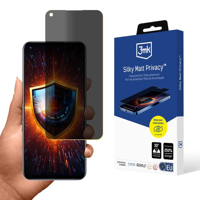 3mk Silky Matt Privacy Privacy Screen Protector for Realme 8i - *Kategoria tymczasowa<<<HurtelXML
