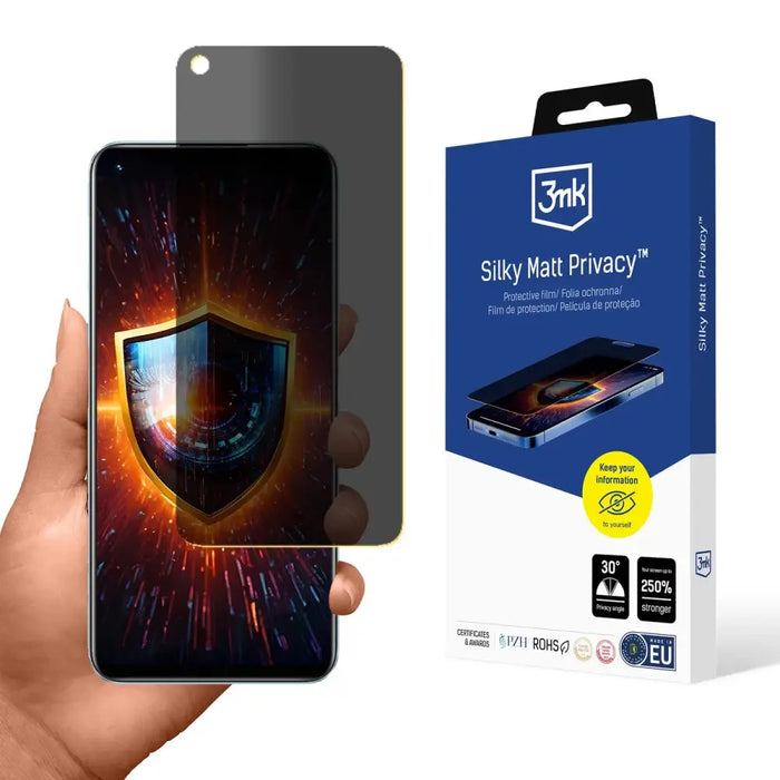 3mk Silky Matt Privacy Privacy Screen Protector for Realme 9 Pro - Cell phone protection film<<<HurtelXML