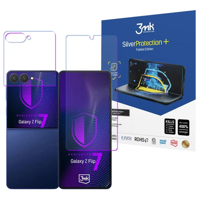 3mk SilverProtection+ Folded Edition protective film for Samsung Galaxy Z Flip 7 - *Kategoria tymczasowa<<<HurtelXML
