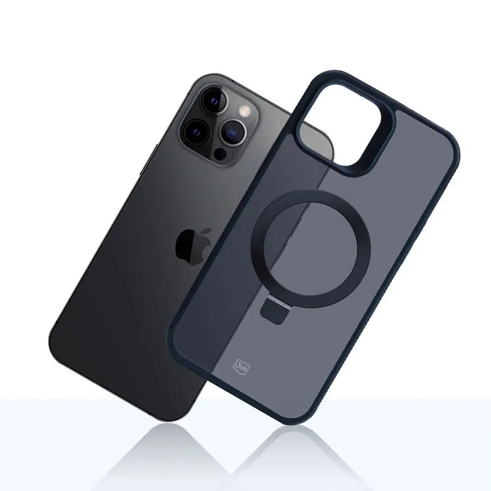 3mk Smoke Case Mag&Stand for Apple iPhone 12 pro max - black - *Kategoria tymczasowa<<<HurtelXML