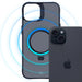 3mk Smoke Case Mag&Stand for Apple iPhone 15 plus - black - *Kategoria tymczasowa<<<HurtelXML