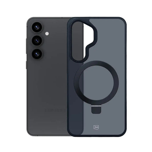 3mk Smoke Case Mag&Stand for Samsung Galaxy S25+ - black - *Kategoria tymczasowa<<<HurtelXML