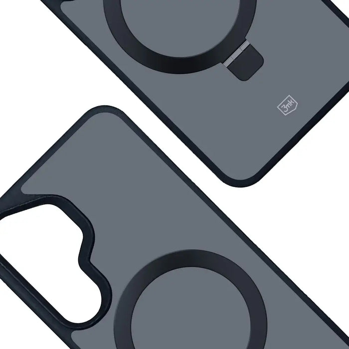 3mk Smoke Case Mag&Stand for Samsung Galaxy S25 - black - *Kategoria tymczasowa<<<HurtelXML